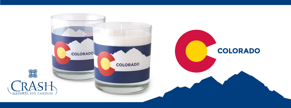 Crash Candles Colorado Flag